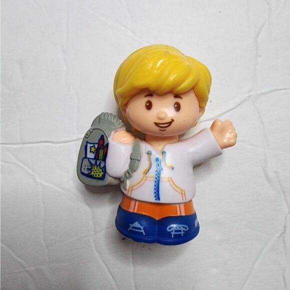 Fisher Price Little People Sit With Me School Bus Boy Replacement Eddie 2016 - Picture 1 of 6